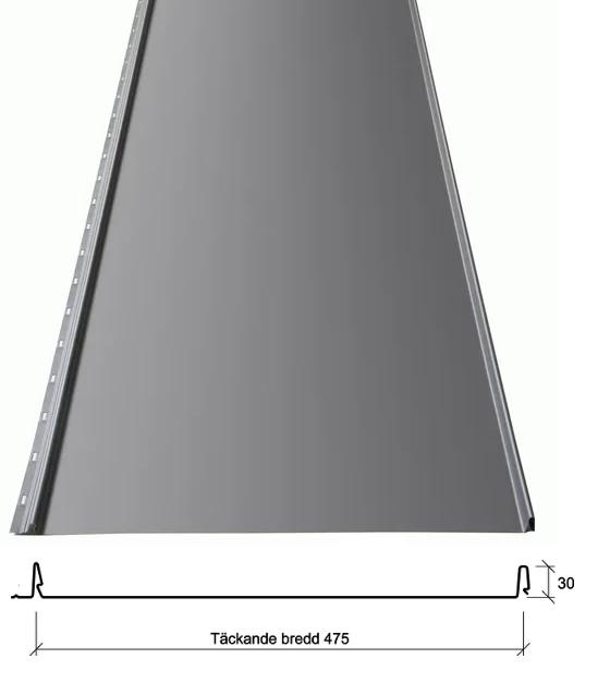 Plannja Trend 475 – Premium klicktak, Måttbeställ enkelt online