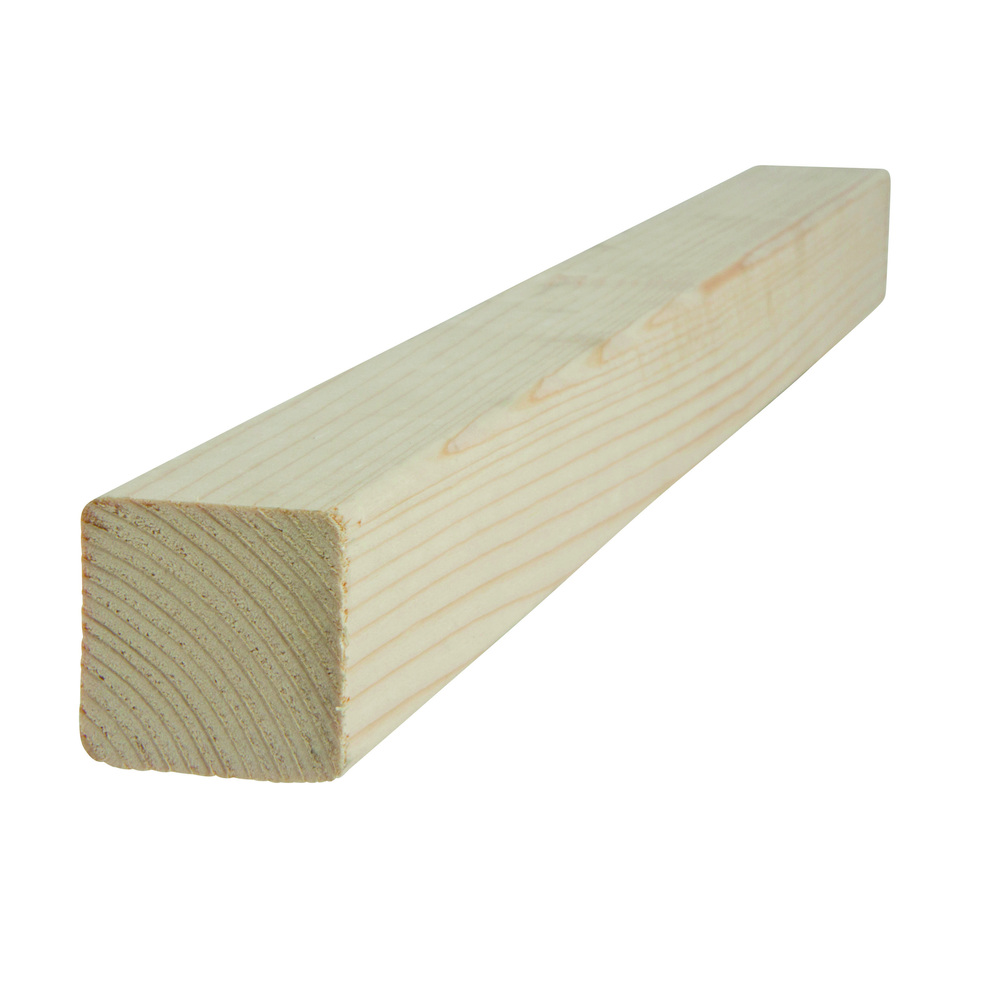 Kortregel 45x45x2500 mm G4-2 Gran – Obehandlad